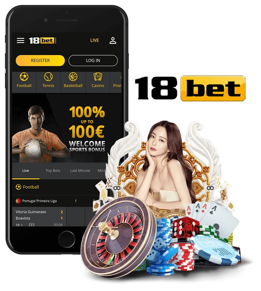 Ứng dụng 18Bet trên điện thoại